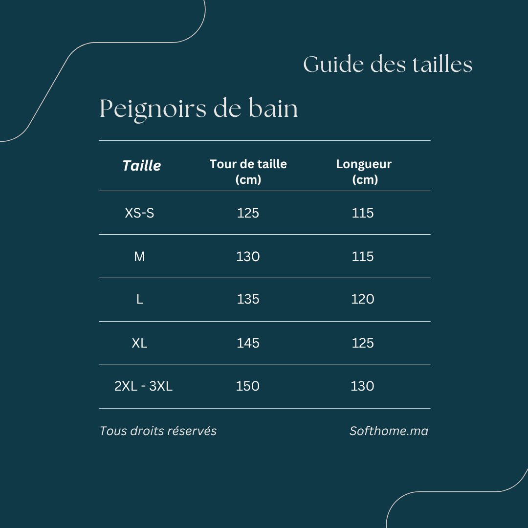Peignoir Mouska H/F - (Blanc)