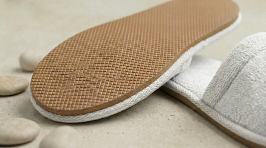 Pantoufles Velours H/F - (Blanc)