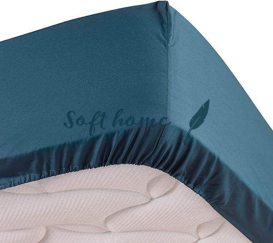 Drap - housse (Bleu) - SOFTHOME