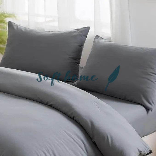 Housse de Couette (Gris) - SOFTHOME