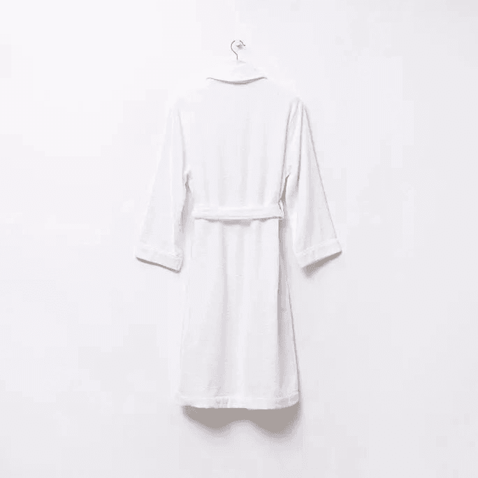 Peignoir Mouska (H/F) – 100% Coton – 365g/m² (Blanc) - SOFTHOME