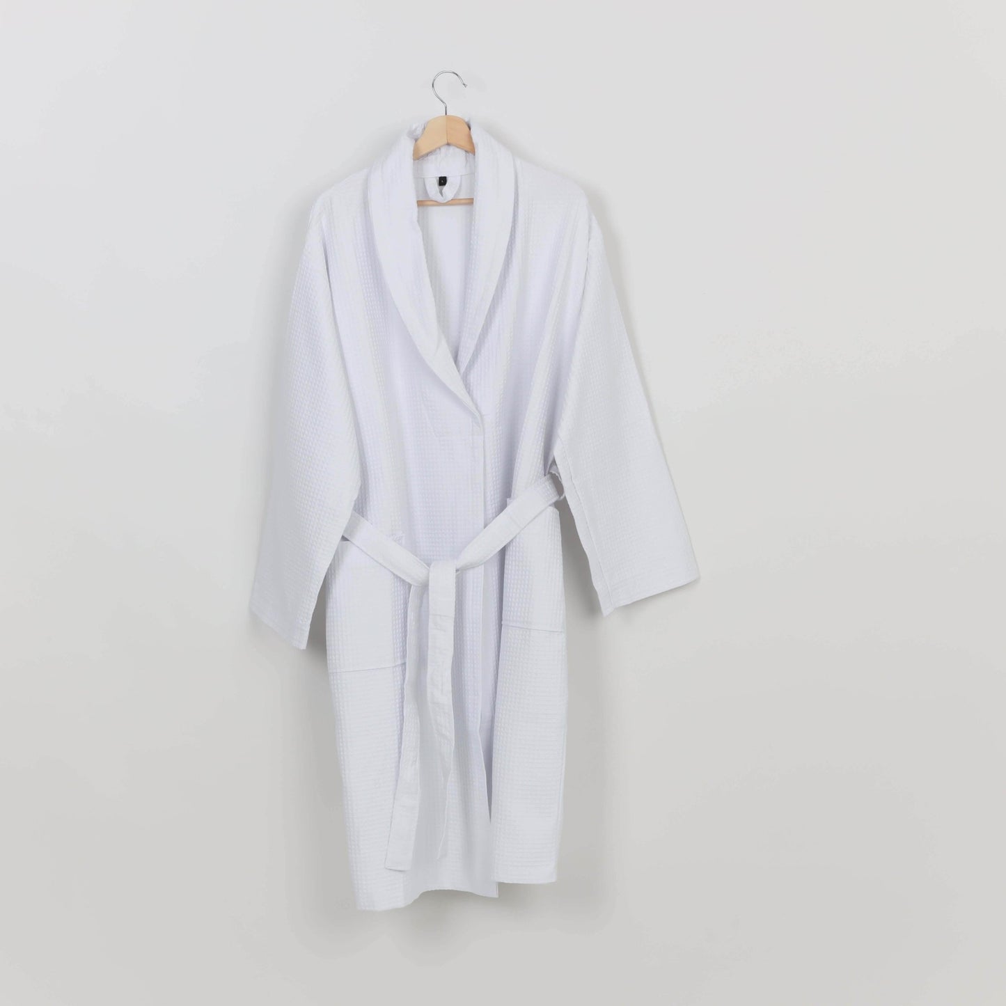 Peignoir Nid d'abeille (H/F) – 100% Coton – 250g/m² - (Blanc) - SOFTHOME