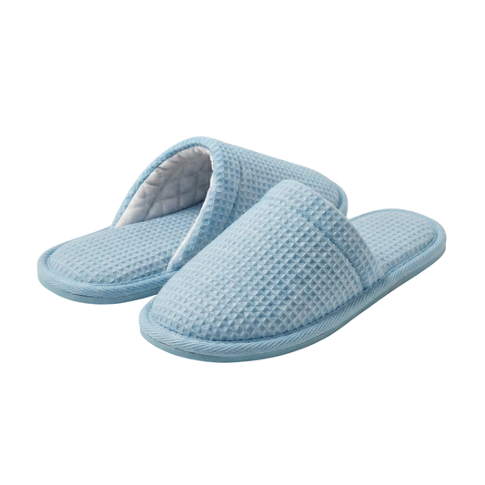 Pantoufles Nid d'abeille H/F - (Bleu Ciel)