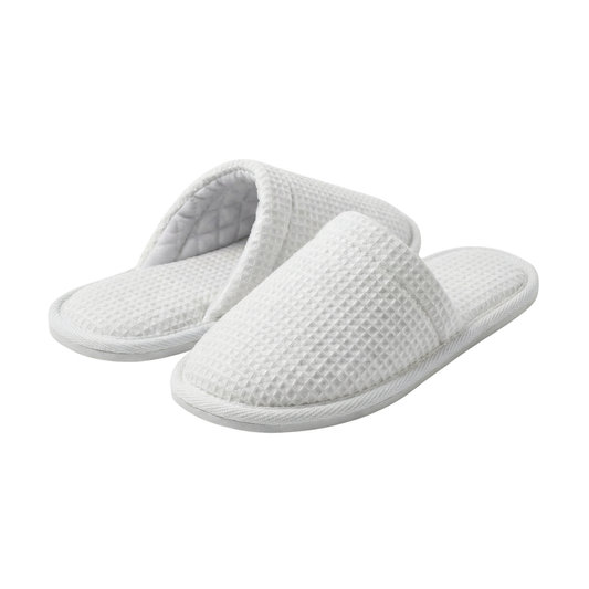 Pantoufles Nid d'abeille H/F - (Blanc)