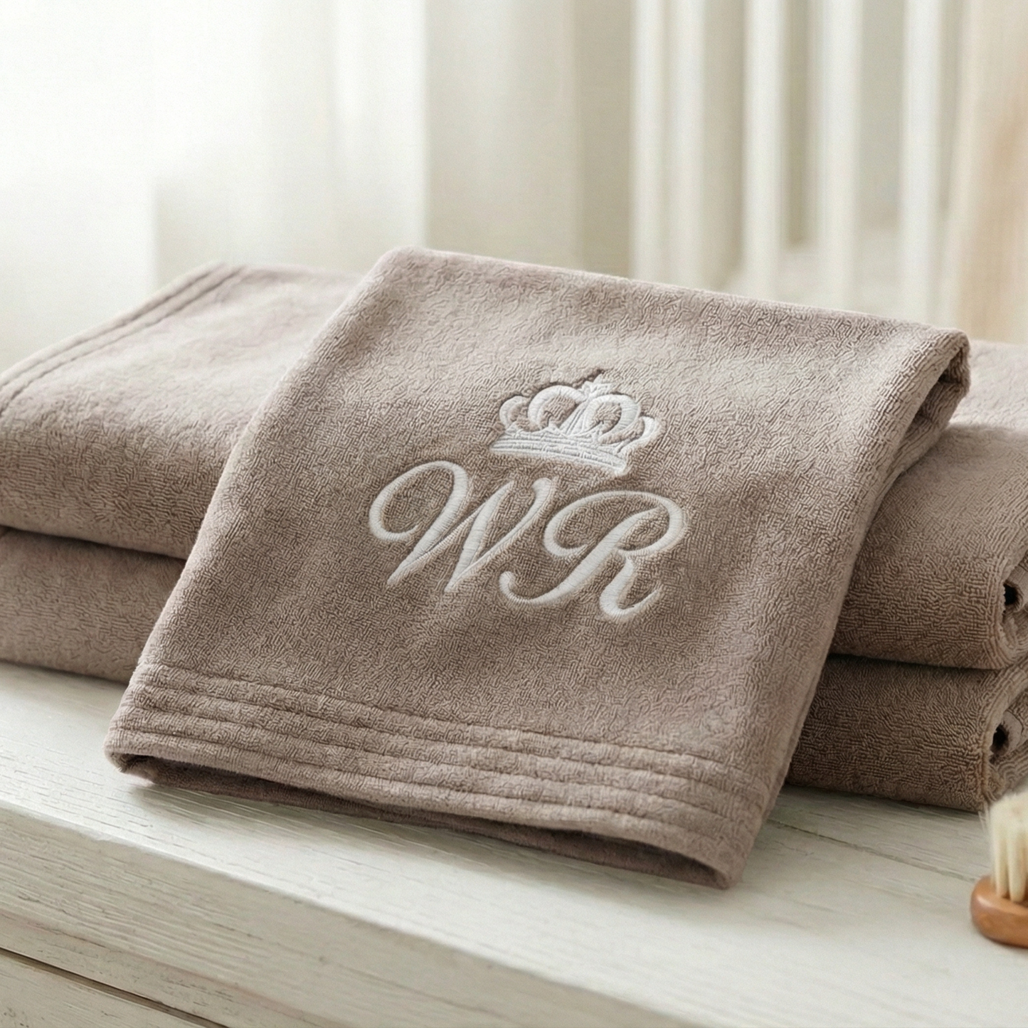 Lot 3 serviettes Velours