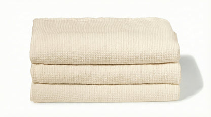 Lot 3 serviettes Nid d'abeille