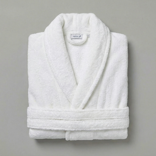 Peignoir Mouska H/F - (Blanc)