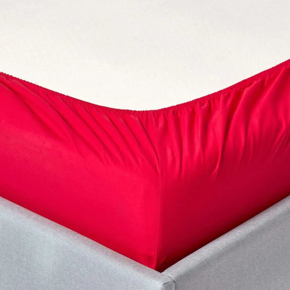 Drap-housse (Rouge)