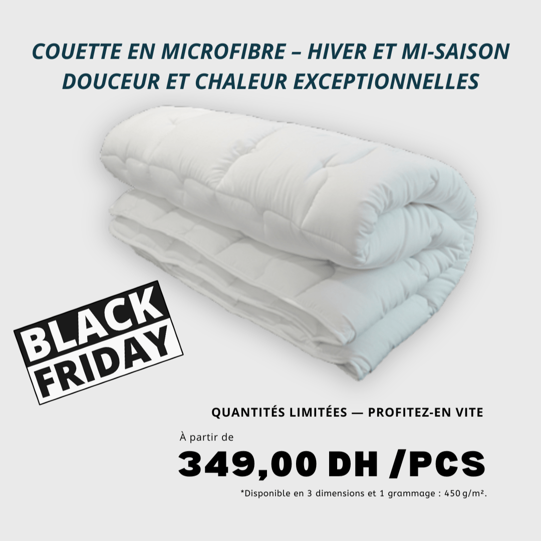 Couette Microfibre Climatique – Hiver & Mi - Saison - SOFTHOME