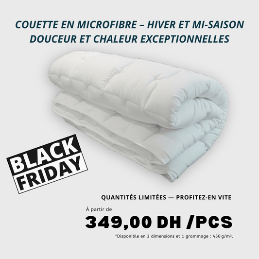 Couette Microfibre Climatique – Hiver & Mi - Saison - SOFTHOME
