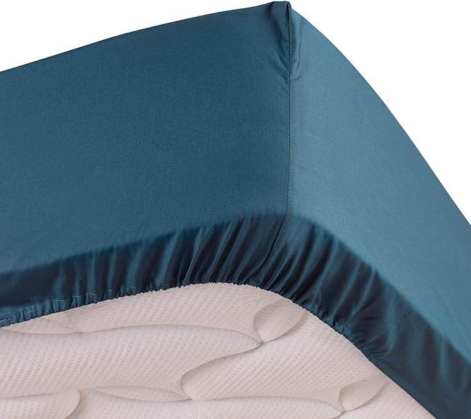 Drap - housse (Bleu) - SOFTHOME