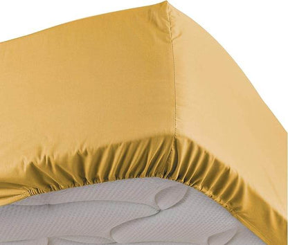 Drap - housse (Jaune) - SOFTHOME