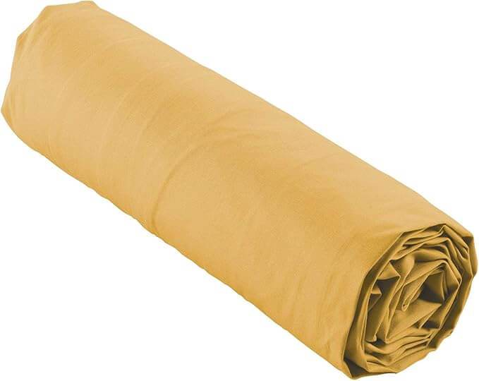 Drap - housse (Jaune) - SOFTHOME