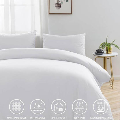 Housse de Couette (Blanc) - SOFTHOME