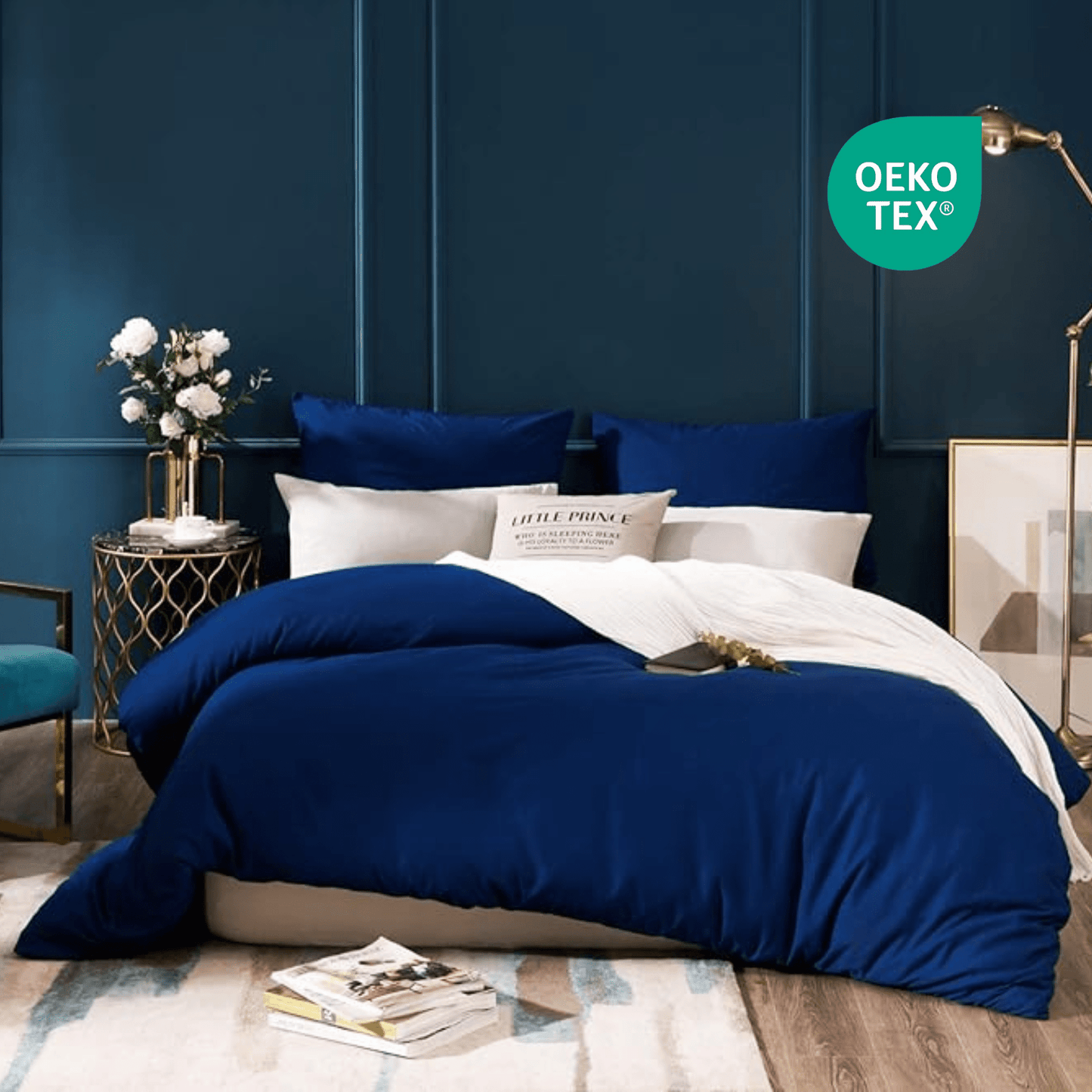 Housse de Couette (Bleu) - SOFTHOME
