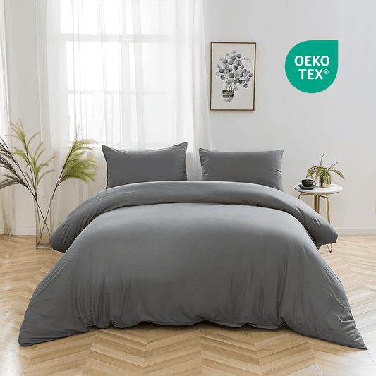 Housse de Couette (Gris) - SOFTHOME