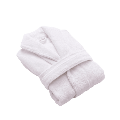 Peignoir Mouska (H/F) – 100% Coton – 365g/m² (Blanc) - SOFTHOME