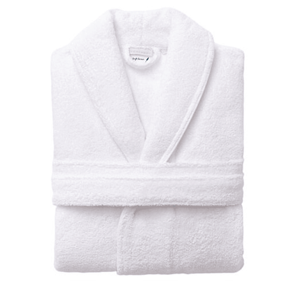 Peignoir Mouska (H/F) – 100% Coton – 365g/m² (Blanc) - SOFTHOME