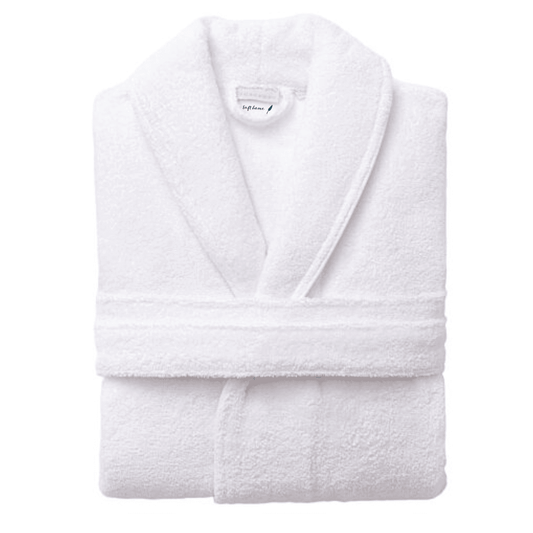 Peignoir Mouska (H/F) – 100% Coton – 365g/m² (Blanc) - SOFTHOME