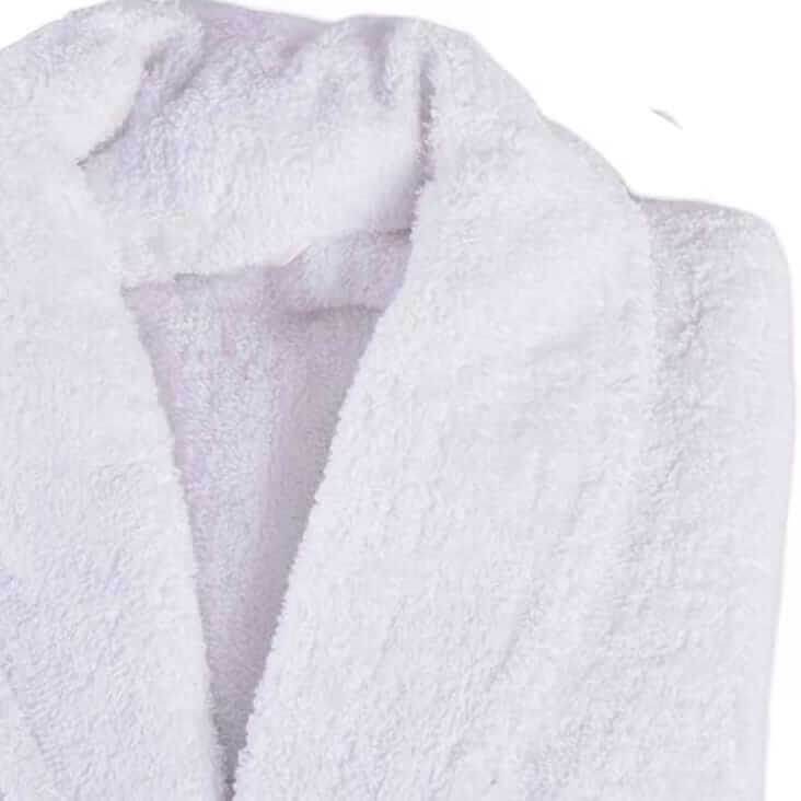 Peignoir Mouska (H/F) – 100% Coton – 500g/m² (Blanc) - SOFTHOME
