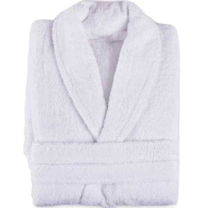 Peignoir Mouska (H/F) – 100% Coton – 500g/m² (Blanc) - SOFTHOME