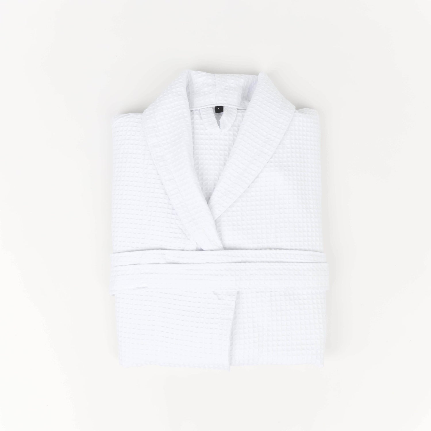 Peignoir Nid d'abeille (H/F) – 100% Coton – 250g/m² - (Blanc) - SOFTHOME