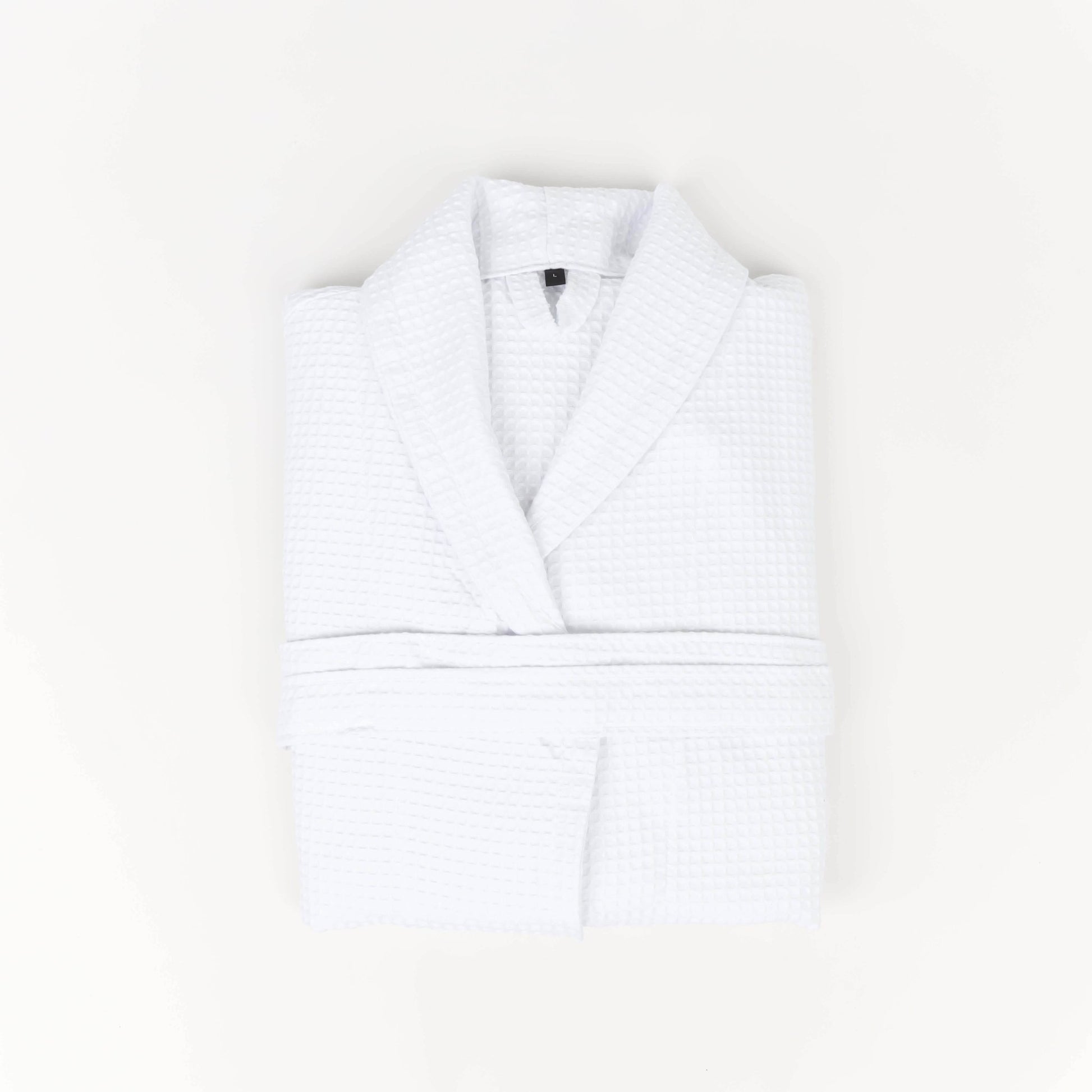 Peignoir Nid d'abeille (H/F) – 100% Coton – 250g/m² - (Blanc) - SOFTHOME