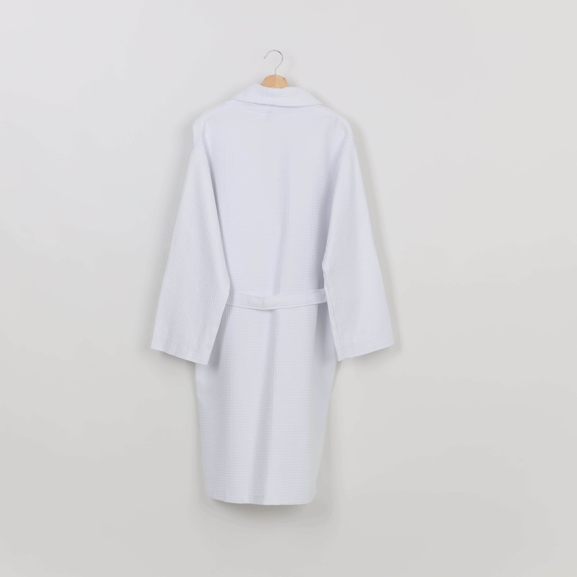 Peignoir Nid d'abeille (H/F) – 100% Coton – 250g/m² - (Blanc) - SOFTHOME