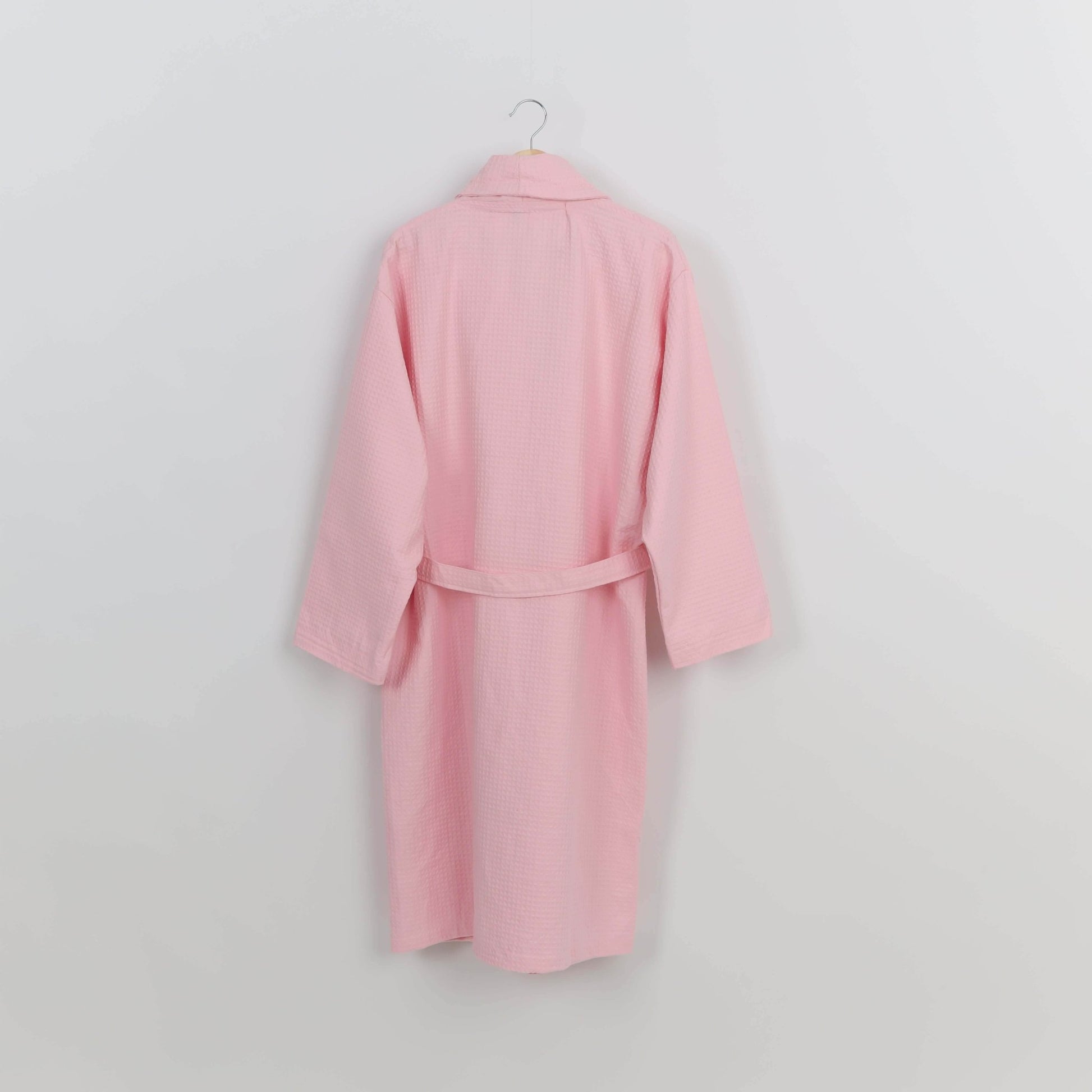 Peignoir Nid d'abeille (H/F) – 100% Coton – 250g/m² (Rose) - SOFTHOME