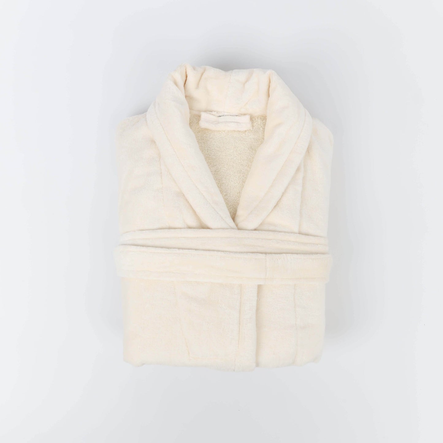 Peignoir Velours (H/F) – 100% Coton – 450g/m² (Beige Crème) - SOFTHOME