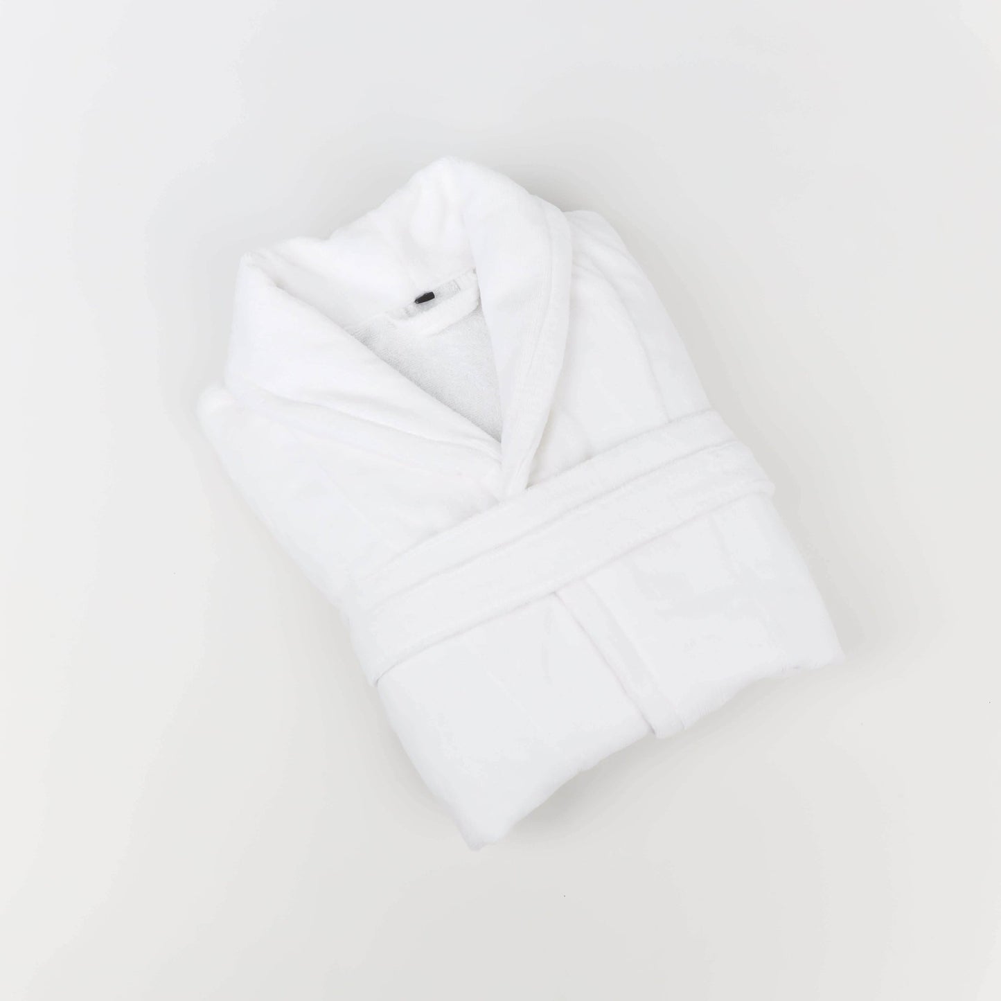 Peignoir Velours (H/F) – 100% Coton - 450g/m² (Blanc) - SOFTHOME