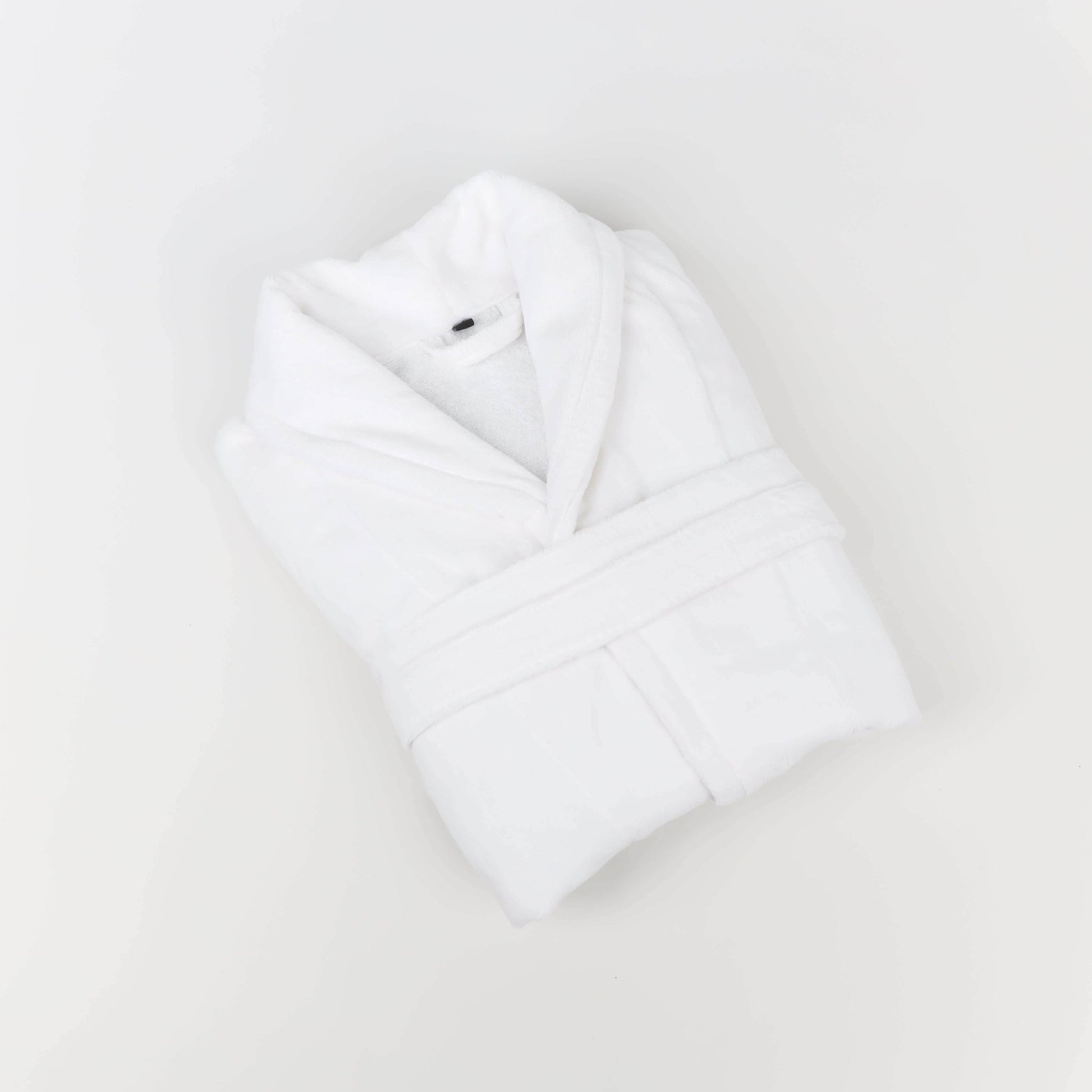 Peignoir Velours (H/F) – 100% Coton - 450g/m² (Blanc) - SOFTHOME