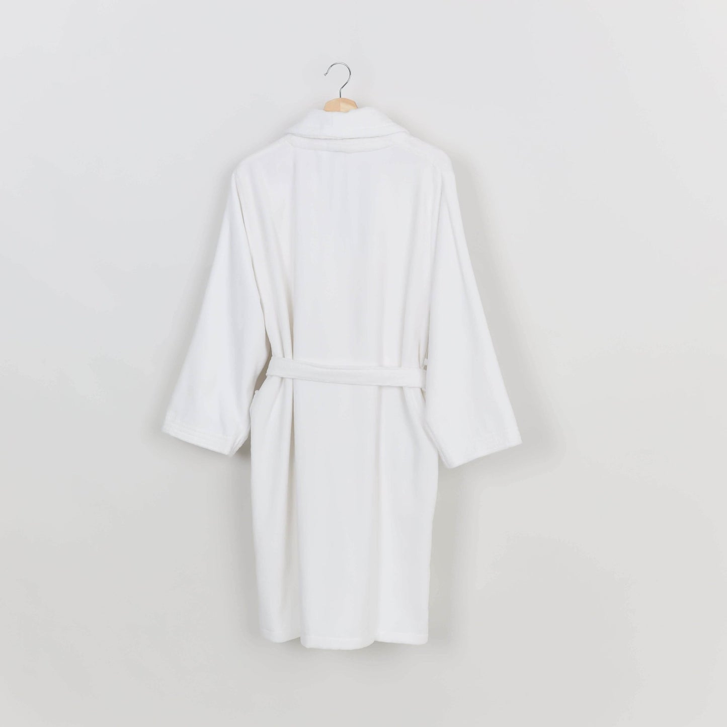 Peignoir Velours (H/F) – 100% Coton - 450g/m² (Blanc) - SOFTHOME