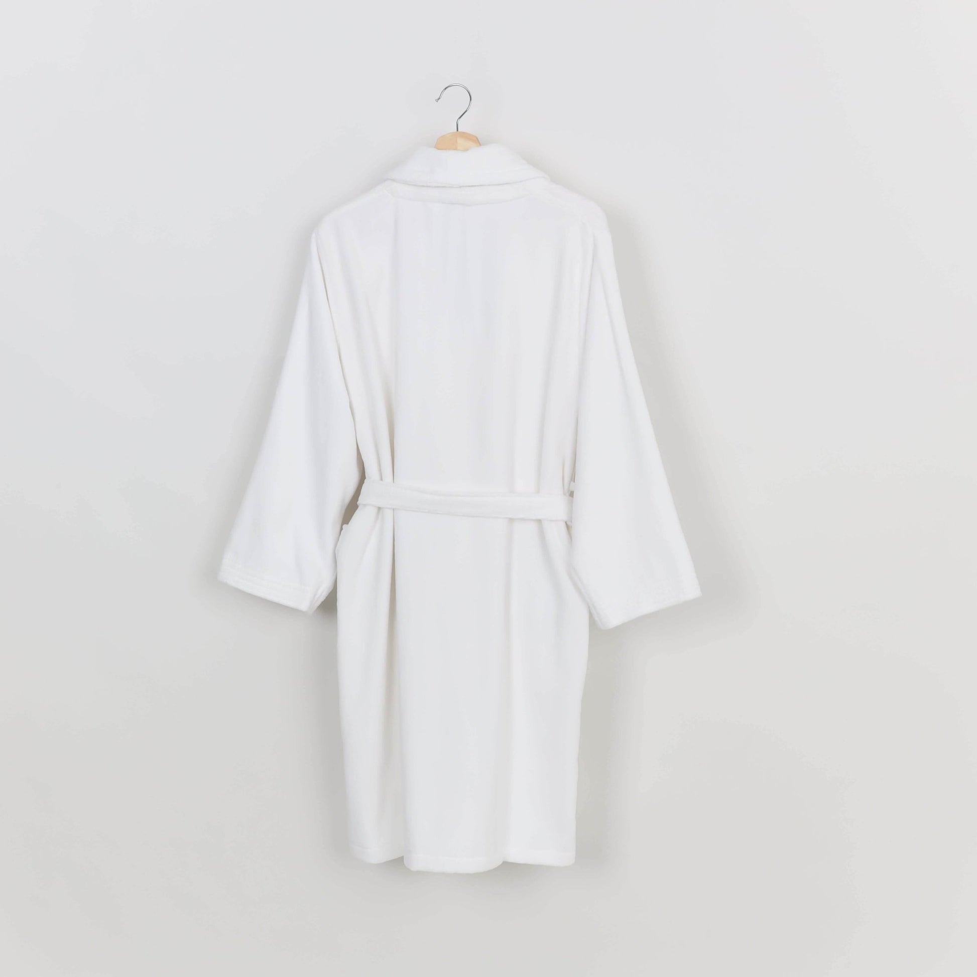 Peignoir Velours (H/F) – 100% Coton - 450g/m² (Blanc) - SOFTHOME