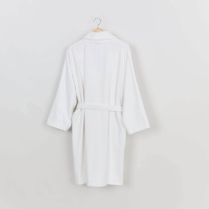 Peignoir Velours (H/F) – 100% Coton - 450g/m² (Blanc) - SOFTHOME