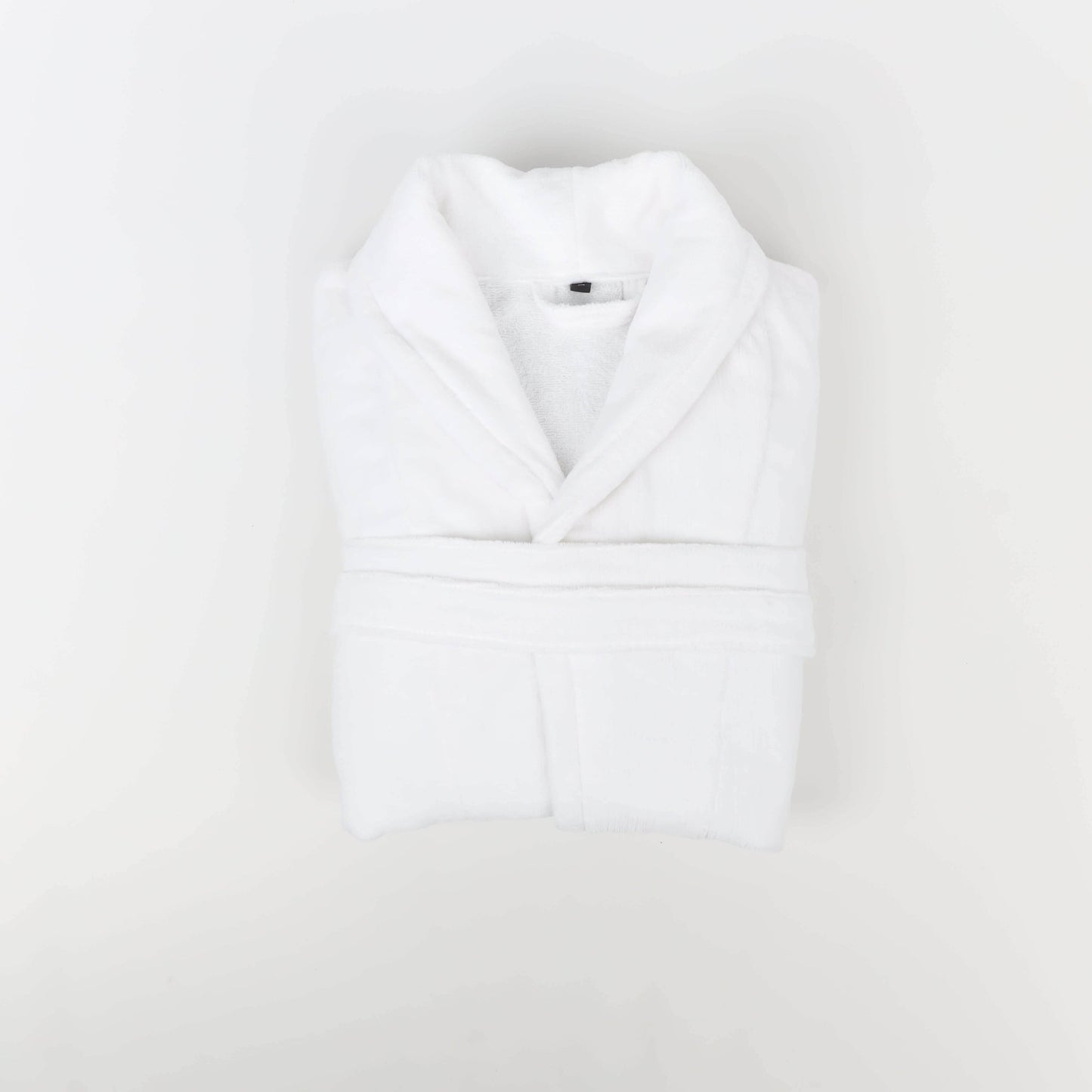 Peignoir Velours (H/F) – 100% Coton - 450g/m² (Blanc) - SOFTHOME