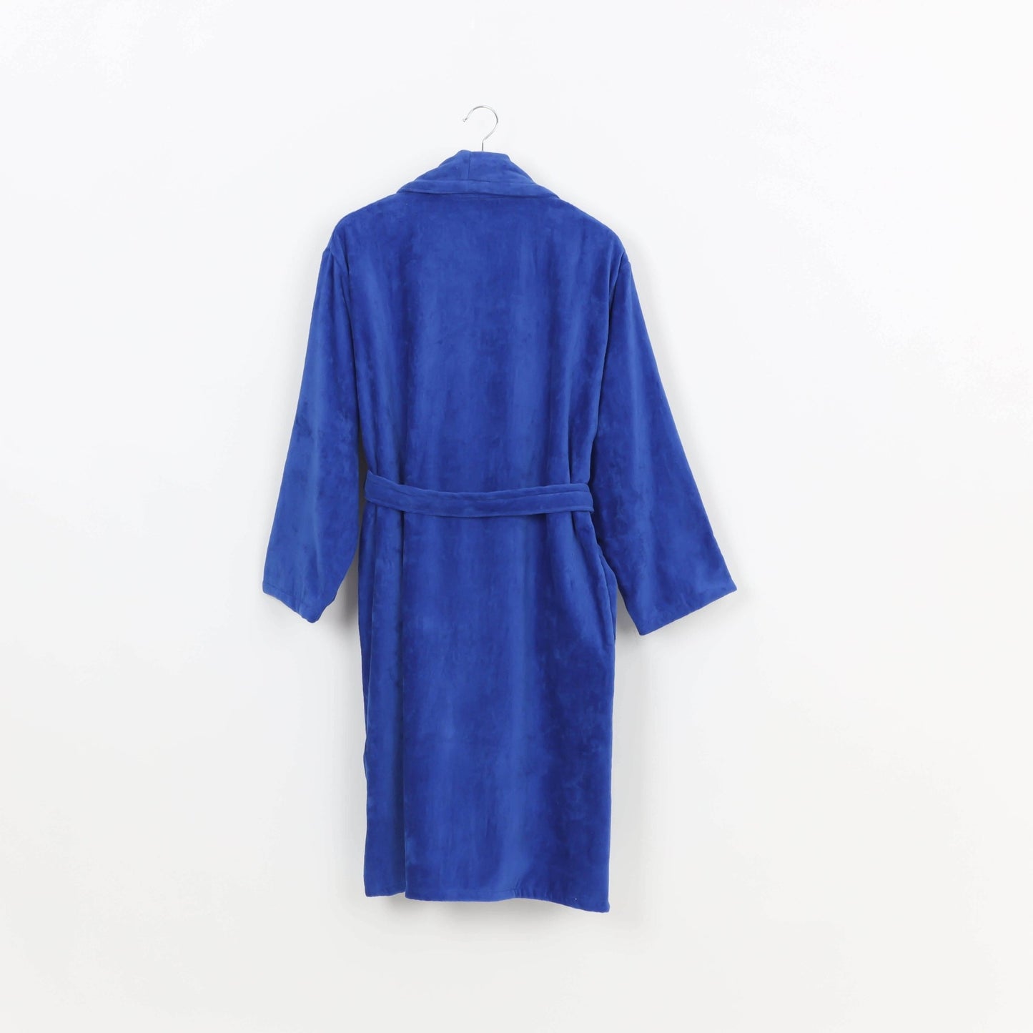 Peignoir Velours (H/F) – 100% Coton – 450g/m² (Bleu Roi) - SOFTHOME